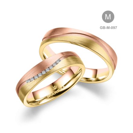 14 karátos Arany karikagyűrű pár - GB-097-14K-M