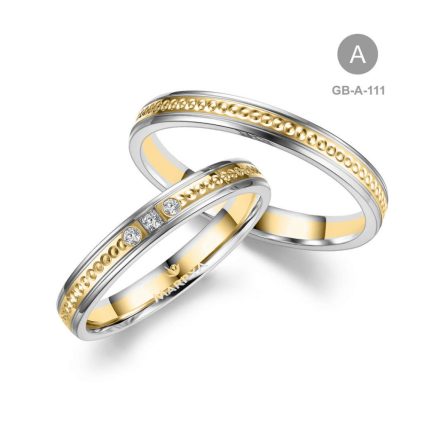 14 karátos Arany karikagyűrű pár - GB-111-14K-A