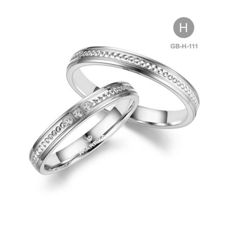 8 karátos Arany karikagyűrű pár - GB-111 -18K-H