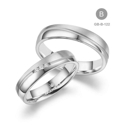 8 karátos Arany karikagyűrű pár - GB-122-18K-B