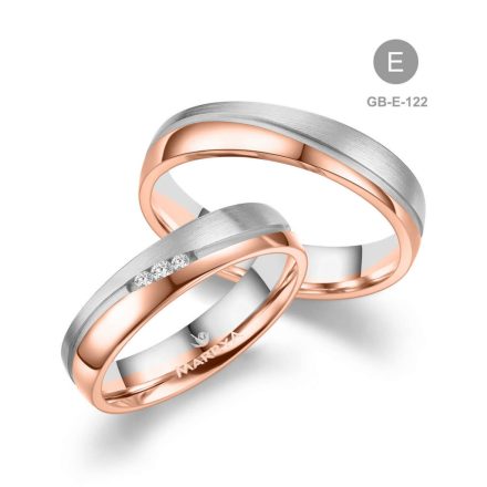 8 karátos Arany karikagyűrű pár - GB-122-18K-E