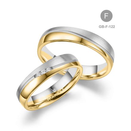 8 karátos Arany karikagyűrű pár - GB-122-18K-F