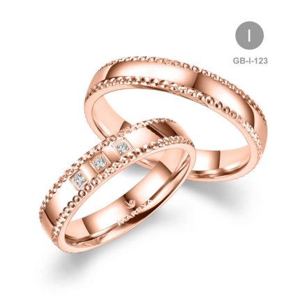 8 karátos Arany karikagyűrű pár - GB-123-8K-I