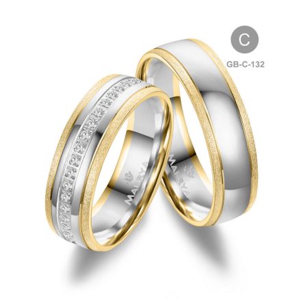 14 karátos Arany karikagyűrű pár - GB-132-8K-C