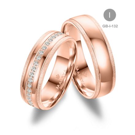 14 karátos Arany karikagyűrű pár - GB-132-8K-I