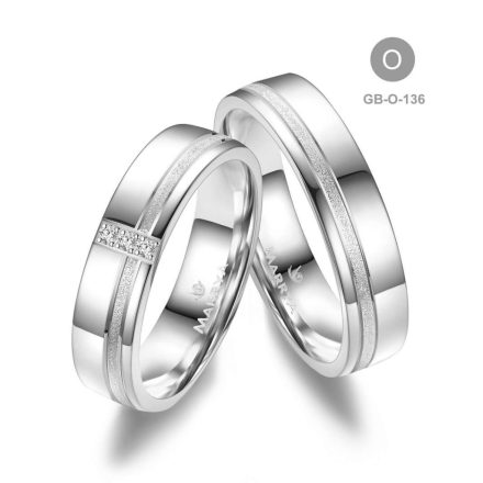 14 karátos Arany karikagyűrű pár - GB-136-18K-O