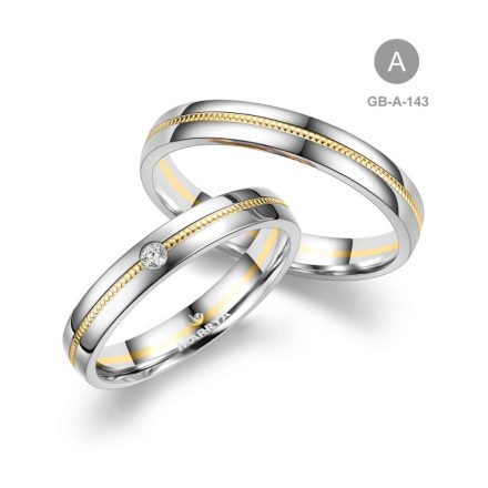 14 karátos Arany karikagyűrű pár - GB-143-14K-A