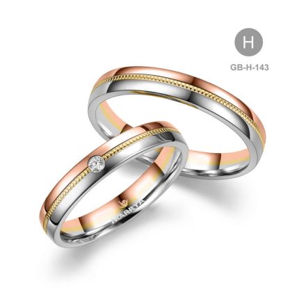 14 karátos Arany karikagyűrű pár - GB-143-18K-H