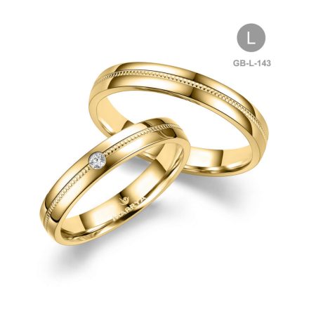 14 karátos Arany karikagyűrű pár - GB-143-18K-L