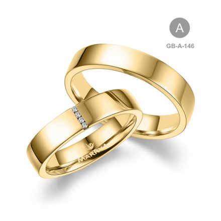 14 karátos Arany karikagyűrű pár - GB-146-14K-A