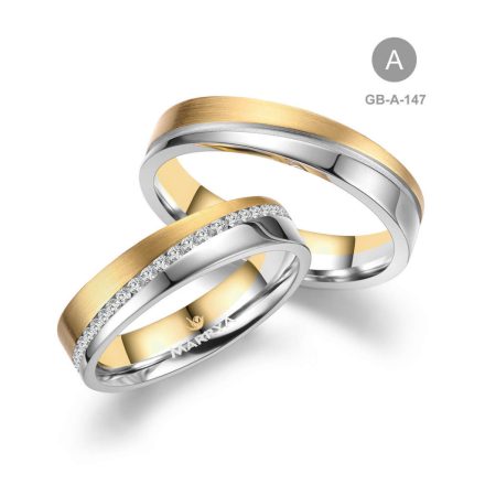 14 karátos Arany karikagyűrű pár - GB-147-14K-A