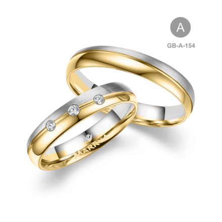 14 karátos Arany karikagyűrű pár - GB-154-14K-A