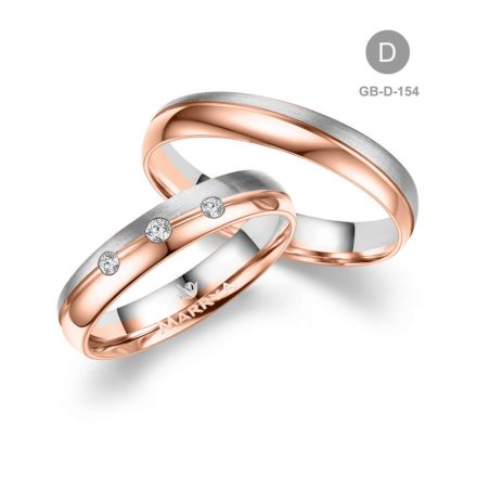 8 karátos Arany karikagyűrű pár - GB-154-8K-D