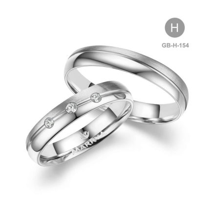 8 karátos Arany karikagyűrű pár - GB-154-8K-H