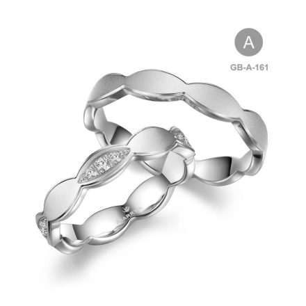 14 karátos Arany karikagyűrű pár - GB-161-14K-A