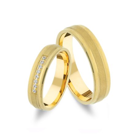 14 karátos Arany karikagyűrű pár - GB-A-007-14K