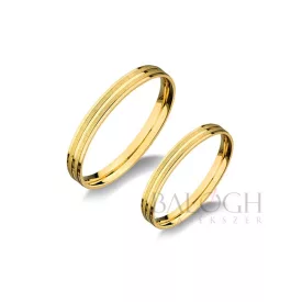 14K arany karikagyűrű pár - H3010-AC-S