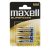 Maxell mikroceruza elem LR03-4BP-AAA-Super-Alk 4db-os csomag