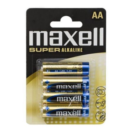 Maxell ceruza elem LR6-4BP-AA-Super-Alk 4db-os csomag
