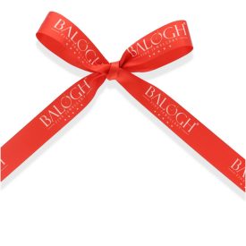 Piros logózott masni 30 mm