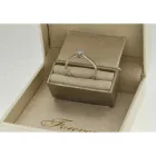 M524-05P - 223333 - Briliáns kővel díszített női arany gyűrű Méret: 55