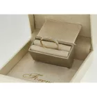 M536-56 - 223327 - Briliáns kővel díszített női arany gyűrű Méret: 56