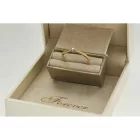 M702-03 - 223344 - Briliáns kővel díszített női arany gyűrű Méret: 55