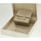 M702-05-52 - 223340 - Briliáns kővel díszített női arany gyűrű Méret: 52