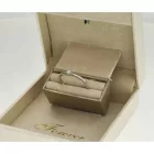 M702-08 - 223347 - Briliáns kővel díszített női arany gyűrű Méret: 53