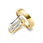 Nemesacél karikagyűrű pár - NS-01-NS-05-H-ES-30