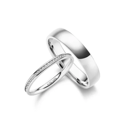 Nemesacél karikagyűrű pár - NS-04-H-ES-29