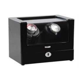 EDELWOLLE LAKKOZOTT FEKETE SZÍNŰ ÓRAFORGATÓ 2 ÓRÁNAK