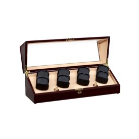 EDELWOLLE (841) BARNA SZÍNŰ FA ÓRAFORGATÓ 8 ÓRÁNAK