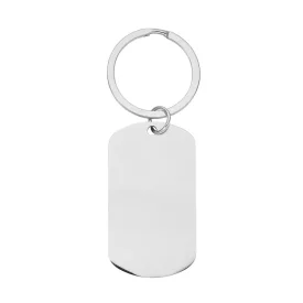   P5020536 - Ezüst nemesacél military kulcstartó – gravírozható