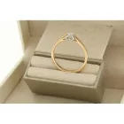 R217734 -Briliáns kővel díszített női arany gyűrű