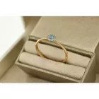 R217737 -Briliáns kővel díszített női arany gyűrű