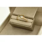 R217748 -Briliáns kővel díszített női arany gyűrű