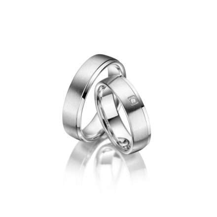 Ezüst karikagyűrű pár - SI-02