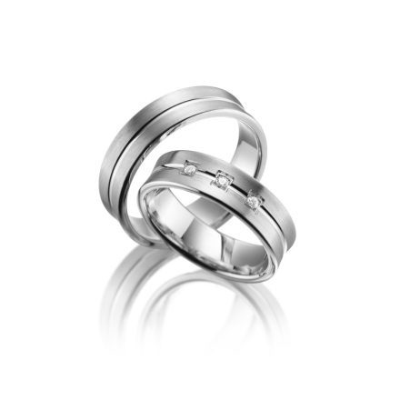 Ezüst karikagyűrű pár - SI-04