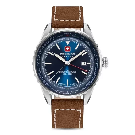 Swiss Military Hanowa Afterburn GMT férfi karóra Ø 44 mm Típus: SMWGB0003202