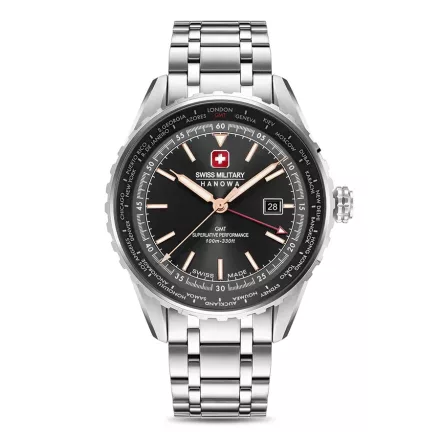 Swiss Military Hanowa Afterburn GMT férfi karóra Ø 44 mm Típus: SMWGH0003203
