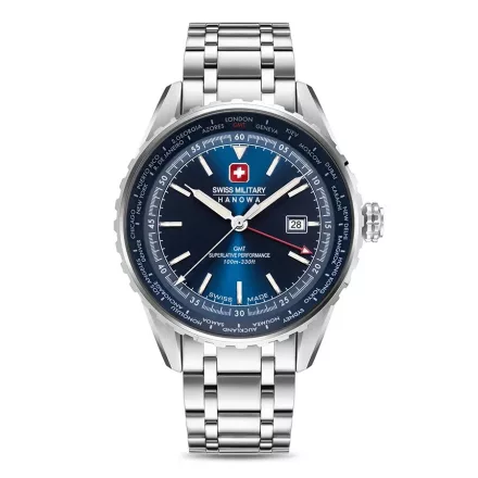 Swiss Military Hanowa Afterburn GMT férfi karóra Ø 44 mm Típus: SMWGH0003204