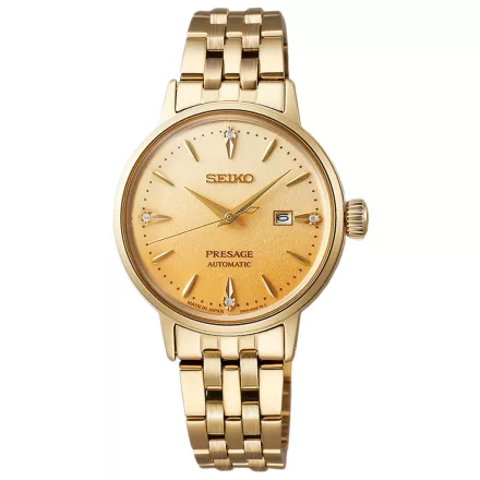 Seiko Presage Női Karóra Ø 30 mm Típus: SRE018J1 Eggnog Diamond Set Cocktail Time