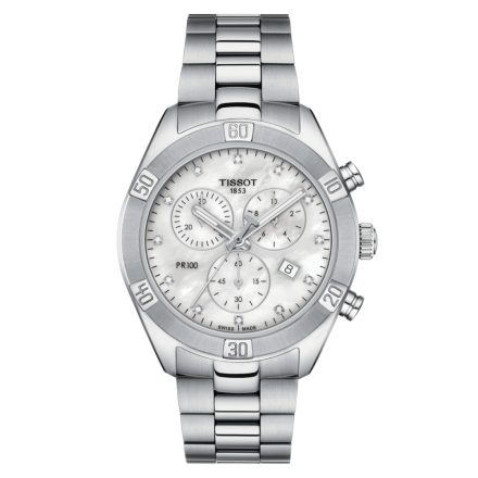 T101.917.11.116.00 - Tissot PR 100 Chrono Sport Chic elemes quartz női karóra 38 mm