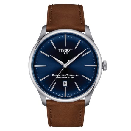 T139.407.16.041.00 - Tissot Chemin des Tourelles Powermatic 80 automata férfi karóra 42 mm