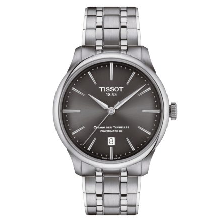 T139.807.11.061.00 - Tissot Chemin des Tourelles Powermatic 80 automata férfi karóra 39 mm