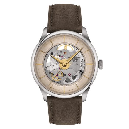 T139.836.16.261.00 - Tissot Chemin des Tourelles Powermatic 80 automata férfi karóra 39 mm