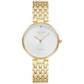   Obaku V256LXGISG női karóra - valódi gyémánt díszítéssel