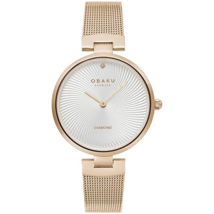 Obaku V256LXVIMV női karóra - valódi gyémánt díszítéssel