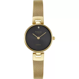   Obaku V256SXGBMG női karóra - valódi gyémánt díszítéssel